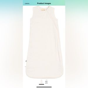 Kyte BABY Unisex Baby Solid Sleep Bag 1.0 tog 0-6 Months Cloud